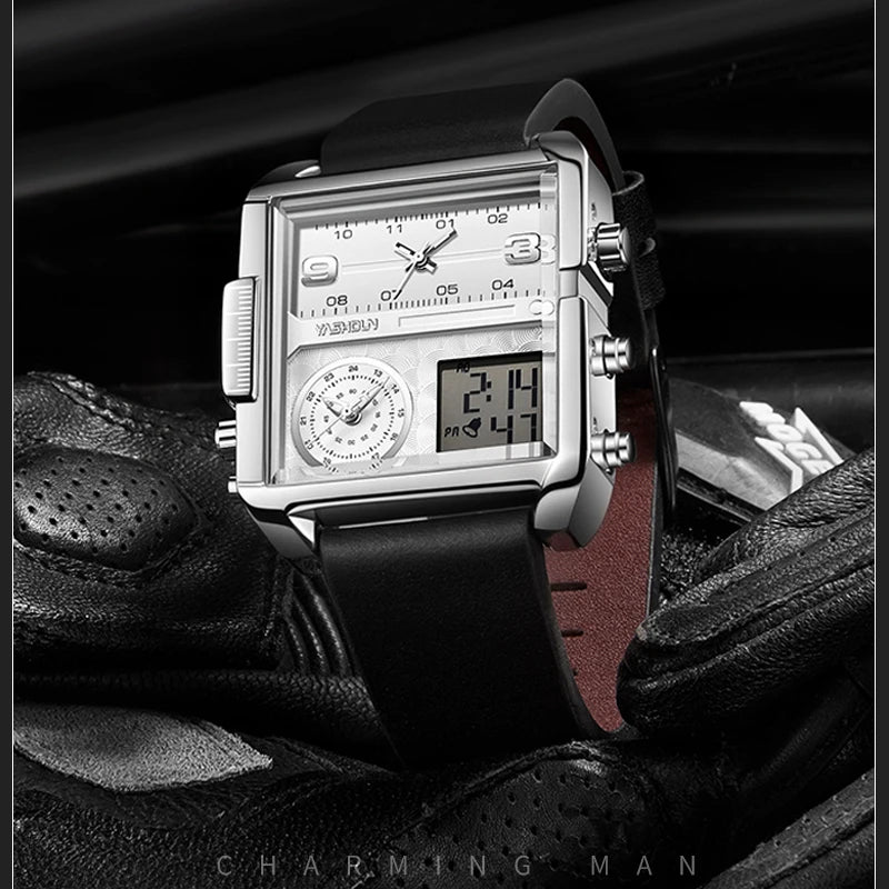 Men's Sports Watch Top Luxury Brand Military Digital Watch Men's Multi functional Quartz Sports Watch