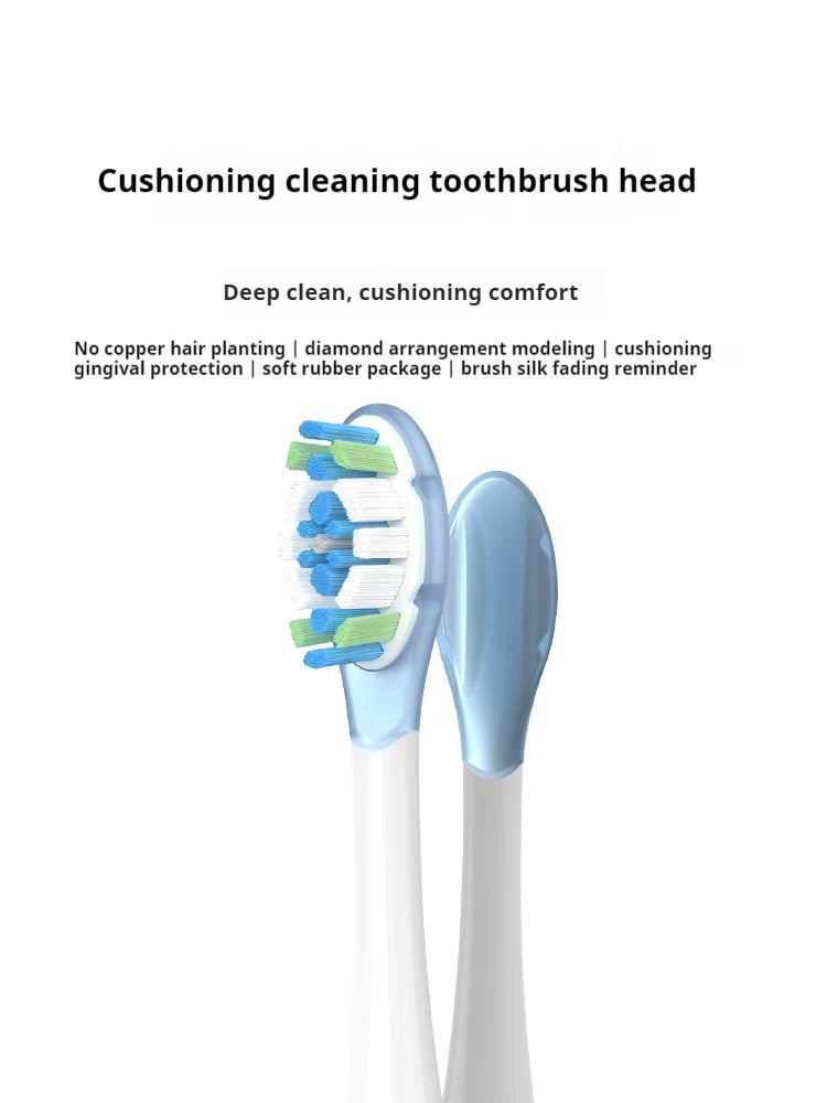 4/8PCS Replacement Brush Heads for XIAOMI MIJIA MES609/610 Pro Sonic Electric Toothbrush Sealed Package