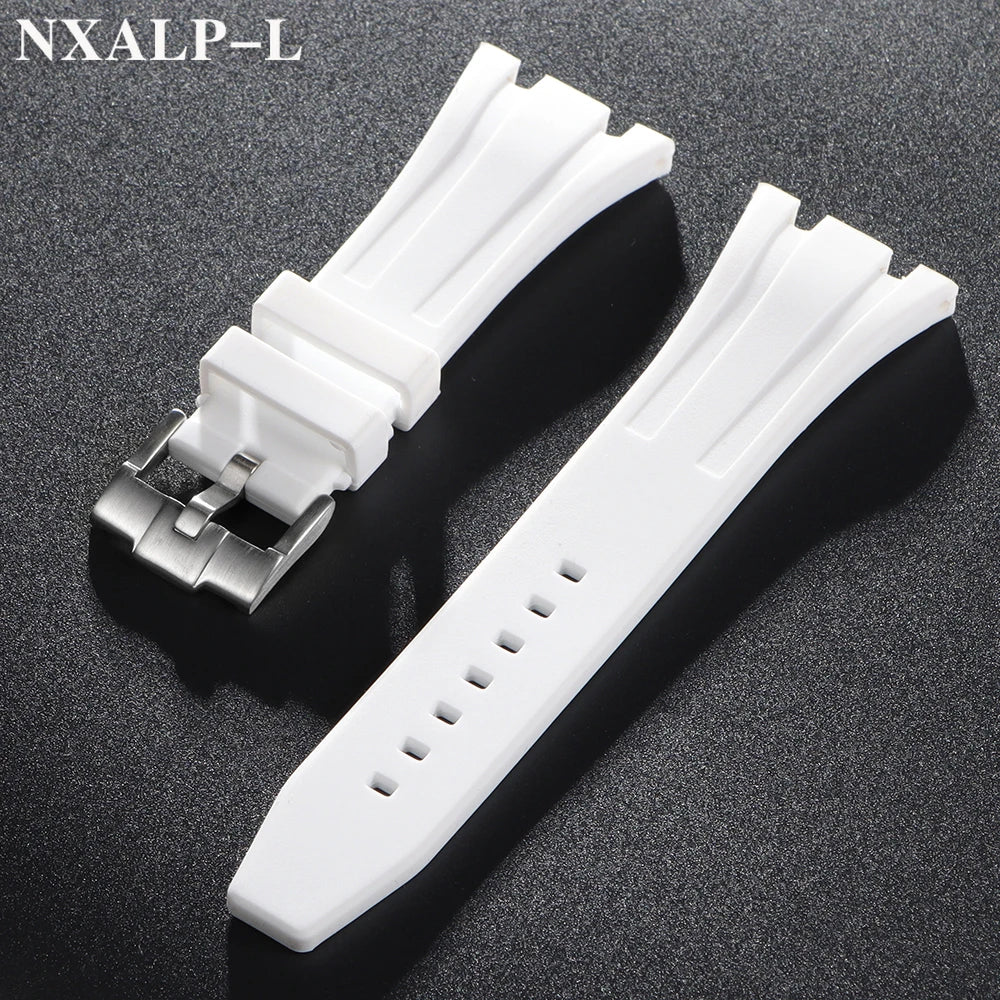 Rubber Silicone Watch Band 26mm 27mm 28mm 30mm for AP Royal Oak Offshore 15400 26470 15703 Strap for GA2100 Bracelet Accessories