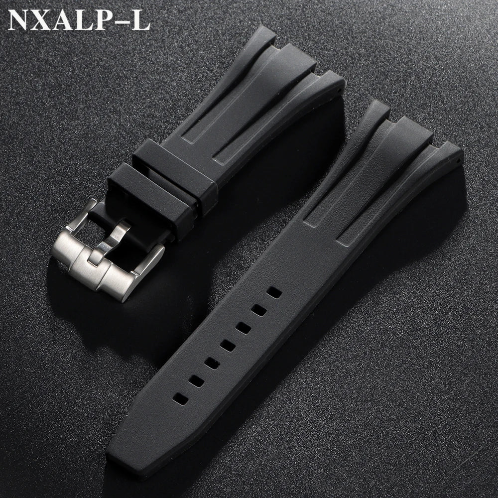 Rubber Silicone Watch Band 26mm 27mm 28mm 30mm for AP Royal Oak Offshore 15400 26470 15703 Strap for GA2100 Bracelet Accessories