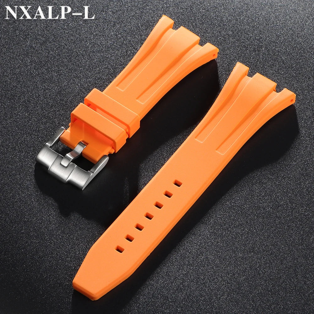 Rubber Silicone Watch Band 26mm 27mm 28mm 30mm for AP Royal Oak Offshore 15400 26470 15703 Strap for GA2100 Bracelet Accessories