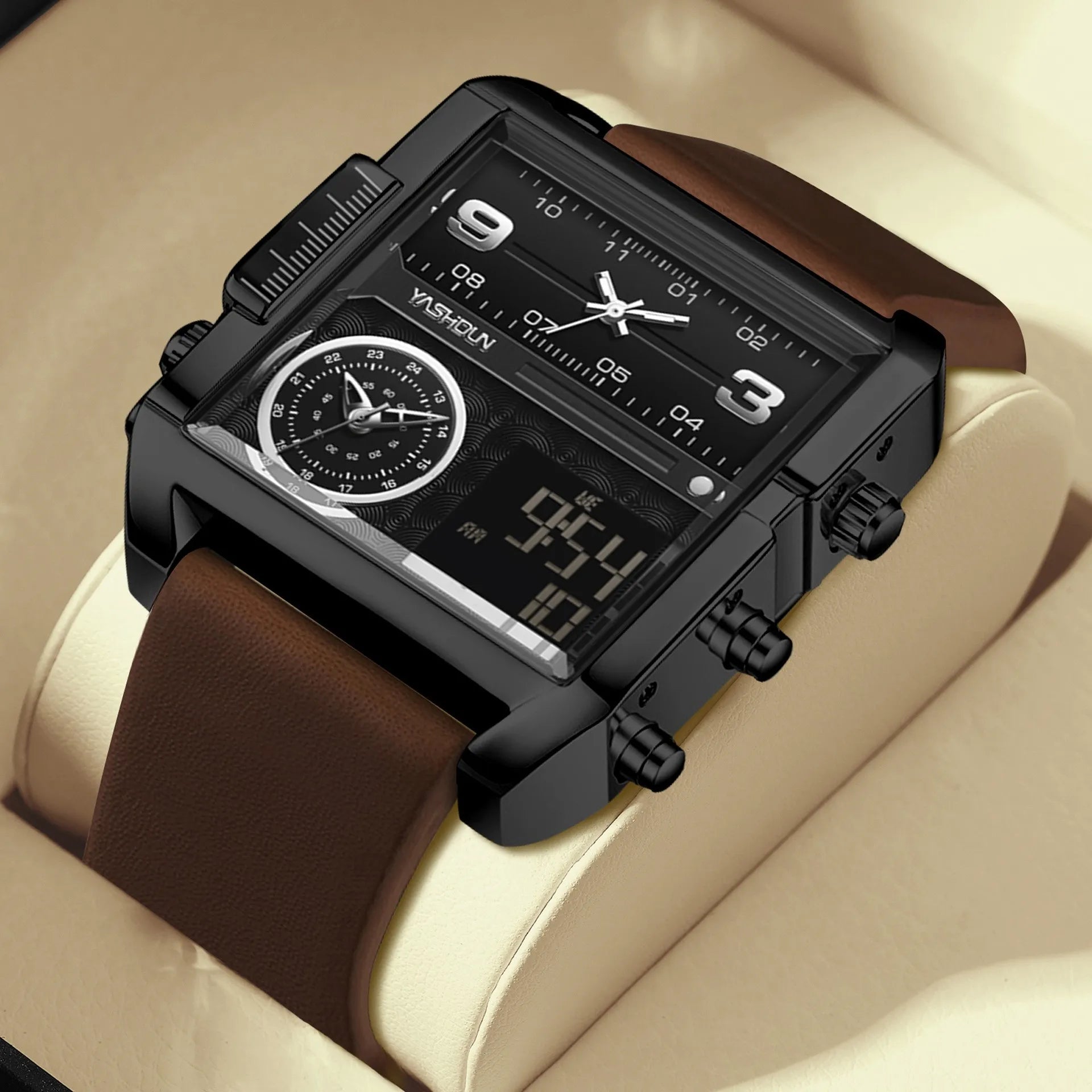 Men's Sports Watch Top Luxury Brand Military Digital Watch Men's Multi functional Quartz Sports Watch