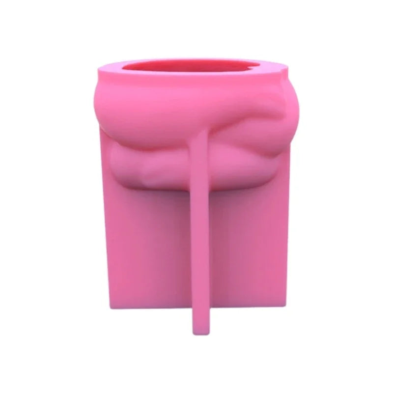 Flower Pot Silicone Mold Succulent Planter Concrete Mold Sloth Concrete Cement Mold for DIY Pen Holder,Home Decorations