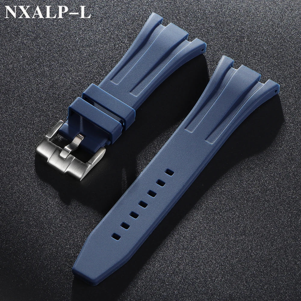 Rubber Silicone Watch Band 26mm 27mm 28mm 30mm for AP Royal Oak Offshore 15400 26470 15703 Strap for GA2100 Bracelet Accessories